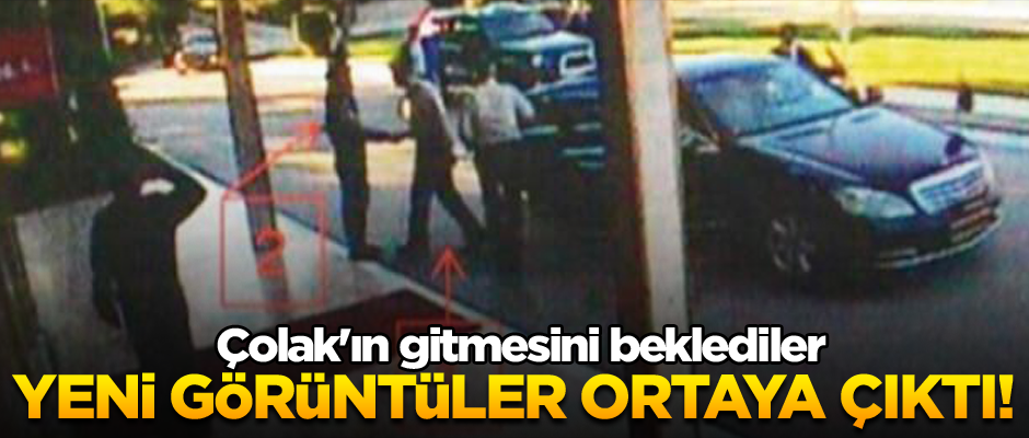 Yeni görüntüler ortaya çıktı! Çolak'ın gitmesini beklediler