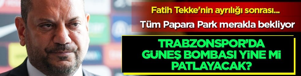'Yeni hoca kim olacak?' derken Trabzonspor'dan Şenol Güneş hamlesi mi geliyor yine...