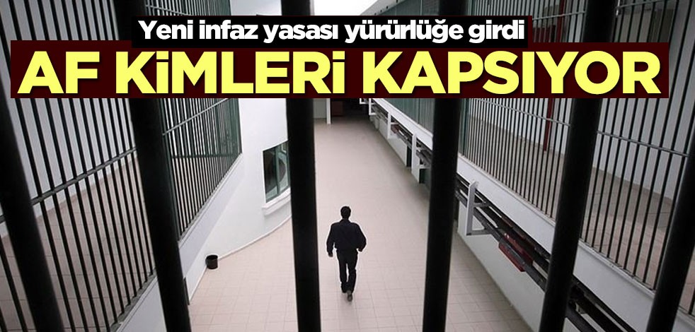 Yeni infaz yasası yürürlüğe girdi