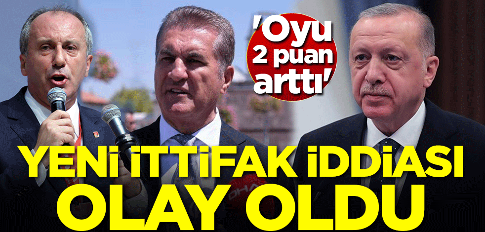 Yeni ittifak iddiası olay oldu! 'Oyu 2 puan arttı'