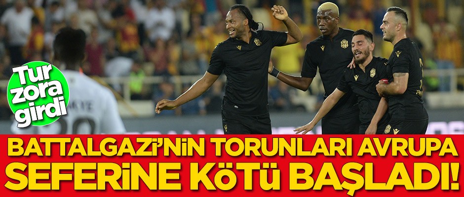 Yeni Malatyaspor turu zora soktu!
