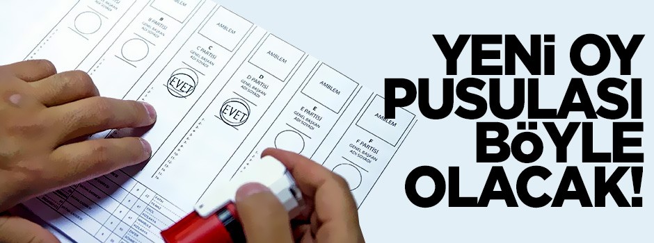 Yeni oy pusulası böyle olacak!