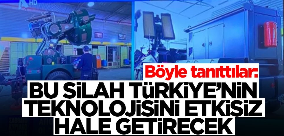 Yeni silahlarını böyle açıkladılar: Bu silah Türkiye'nin SİHA'larını kullanışsız hale getirecek