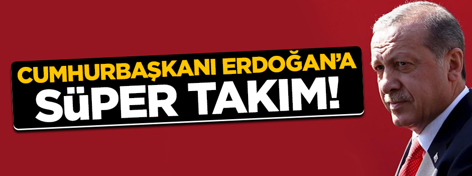 Yeni sistemde Cumhurbaşkanı Erdoğan'a süper takım!