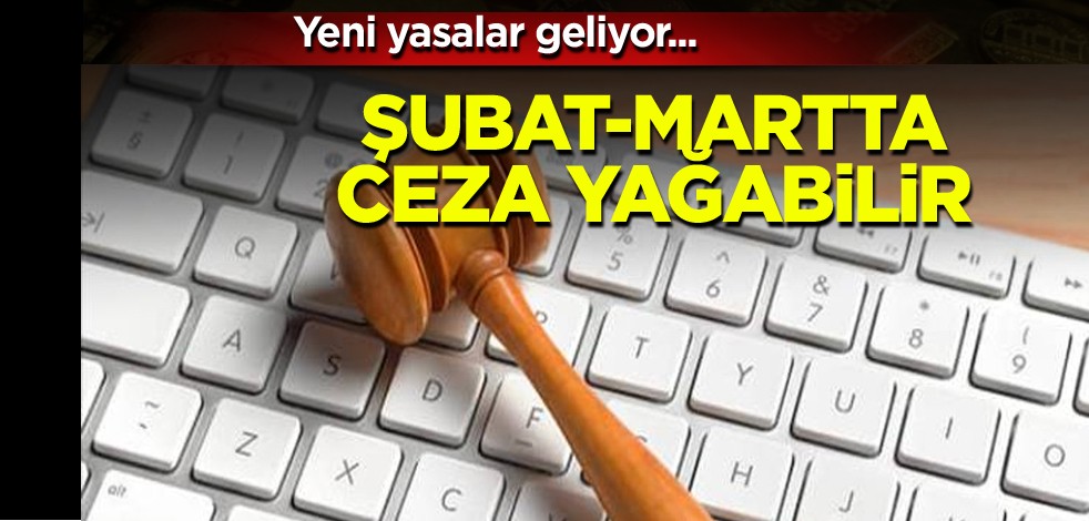 Yeni yasa geliyor. Şubat-martta ceza yağabilir