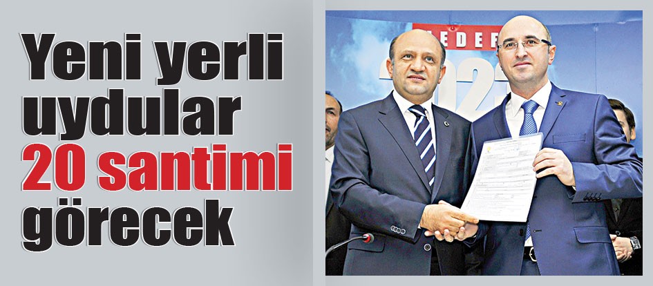 Yeni yerli uydular 20 santimi görecek