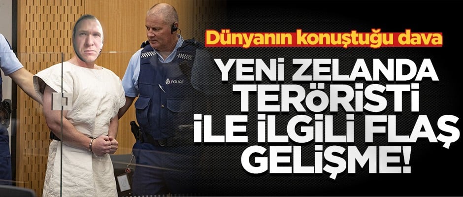 Yeni Zelanda saldırganı ile ilgili yeni gelişme! Resmen terörizmle itham edildi
