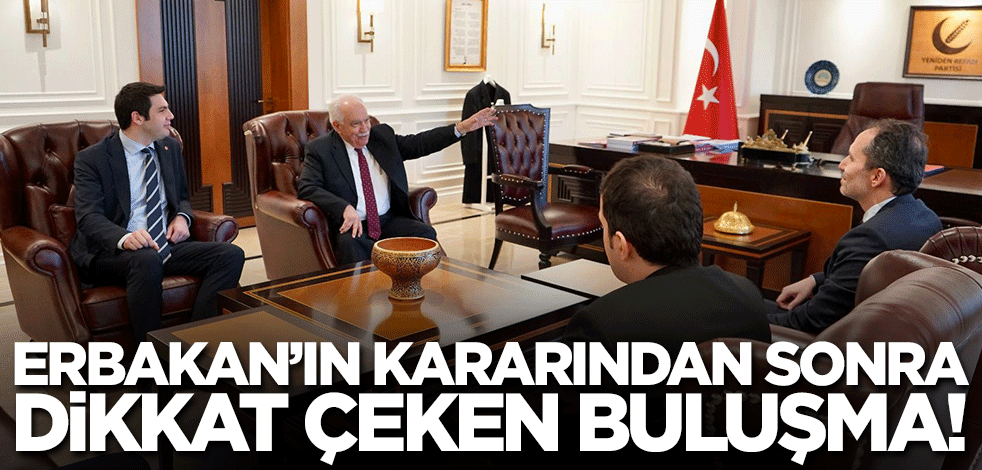 Yeniden Refah'ın ittifak kararından sonra dikkat çeken buluşma! Doğu Perinçek ve Fatih Erbakan bir araya geldi
