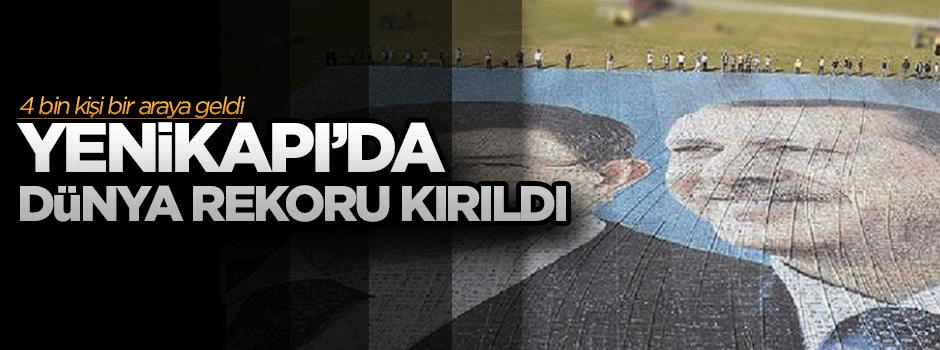 Yenikapı'da dünya rekoru kırıldı