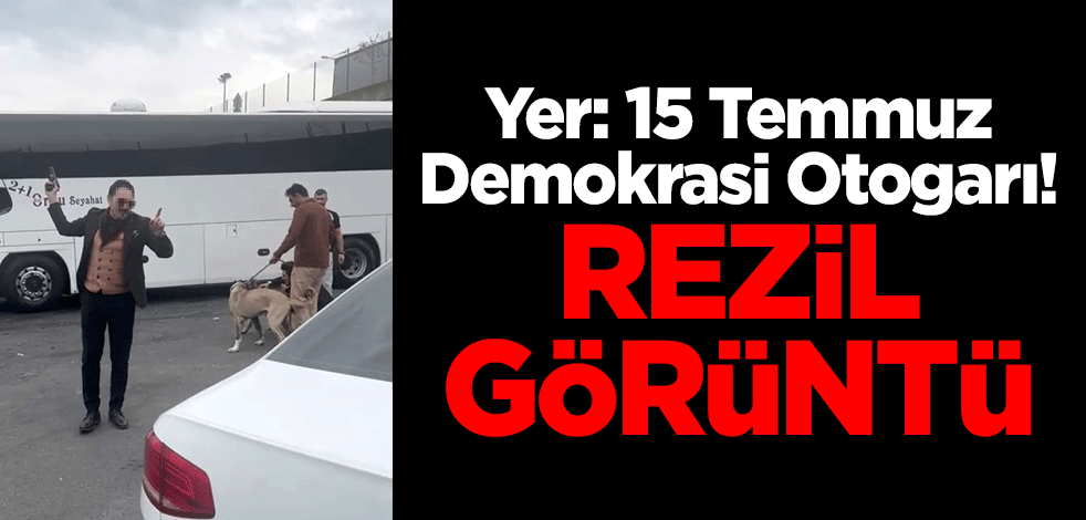 Yer: 15 Temmuz Demokrasi Otogarı! Rezil görüntü