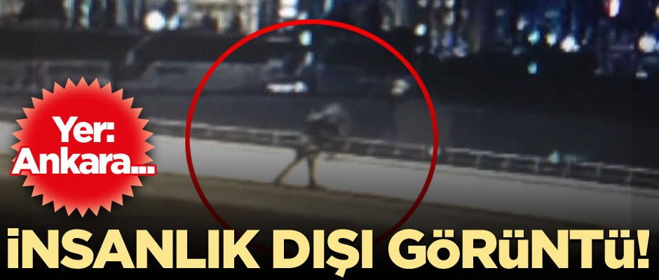 Yer: Ankara... İnsanlık dışı görüntü!