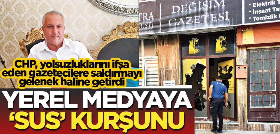 Yerel medyaya ‘sus’ kurşunu