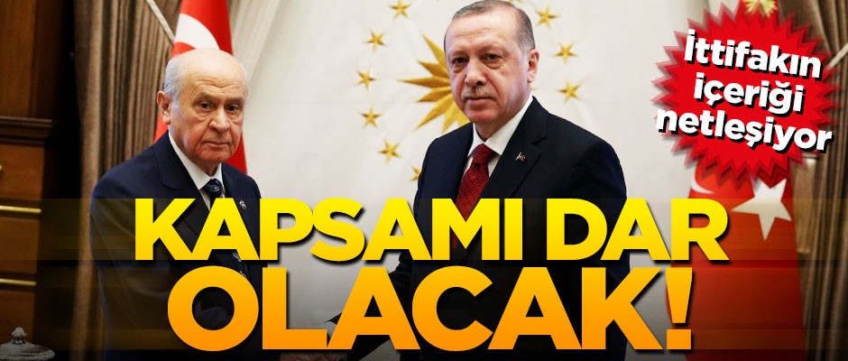Yerel seçim ittifakı dar kapsamlı olacak