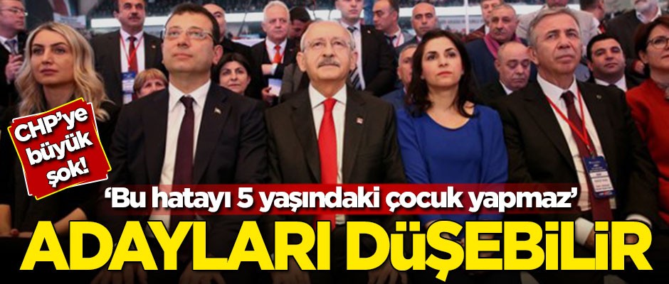 Yerel seçim öncesi CHP'ye büyük şok! Bazı adayları düşebilir