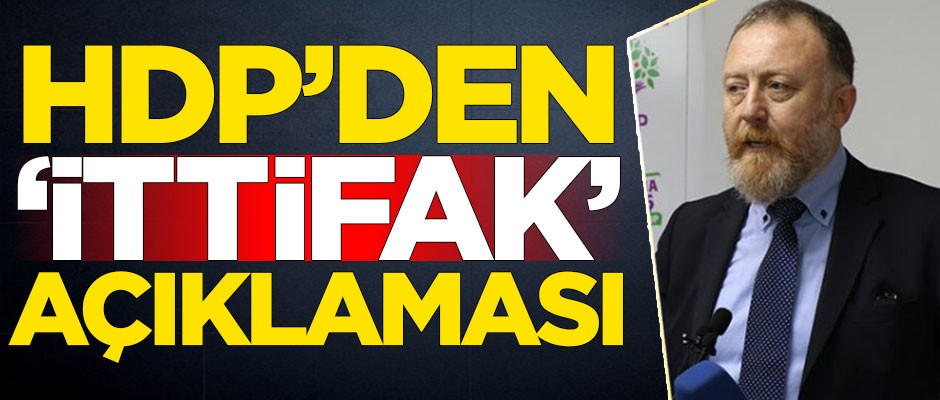 Yerel seçim öncesi HDP'den 'ittifak' açıklaması