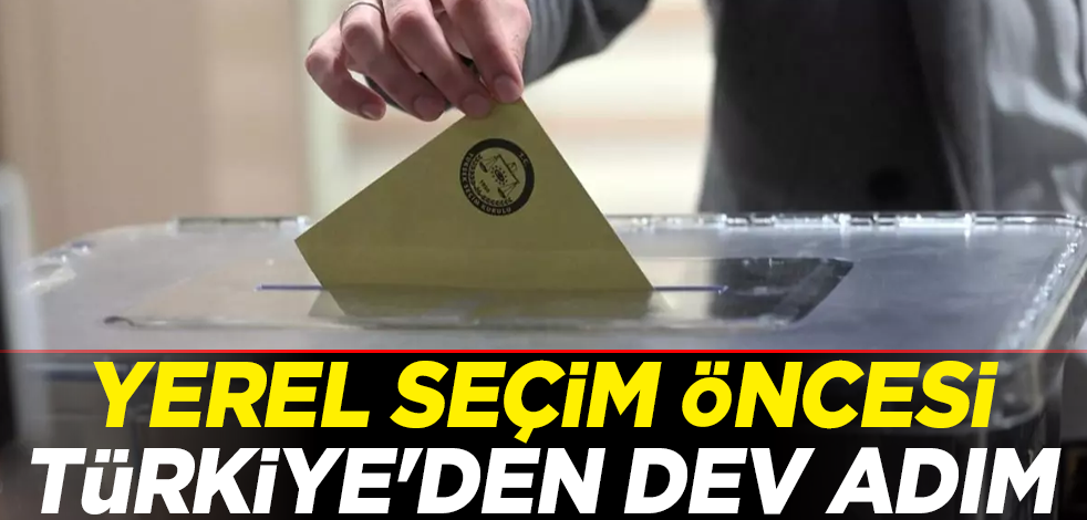 Yerel seçim öncesi Türkiye'de elektronik seçim için ilk adım