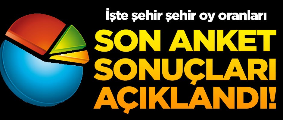 Yerel seçimler öncesi son anket sonuçları açıklandı! İşte şehir şehir oy oranları