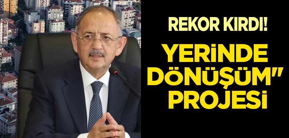 'Yerinde Dönüşüm' projesinde Türkiye için sözleri! Rekor başvuru deyip Mehmet Özhaseki, 250 bini aştı dedi!