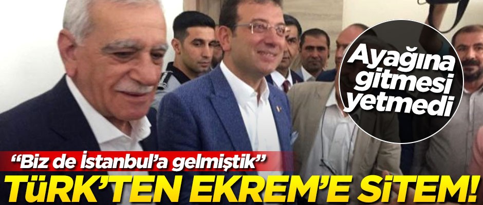 Yerine kayyım atanan Türk'ten ayağına gelen İmamoğlu'na sitem: Biz de İstanbul'a gelmiştik