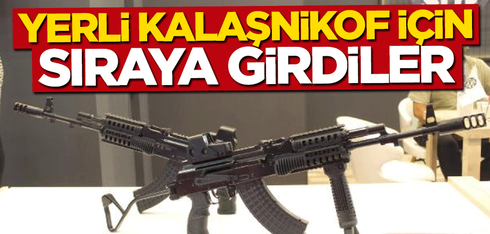 Yerli kalaşnikof için sıraya girdiler