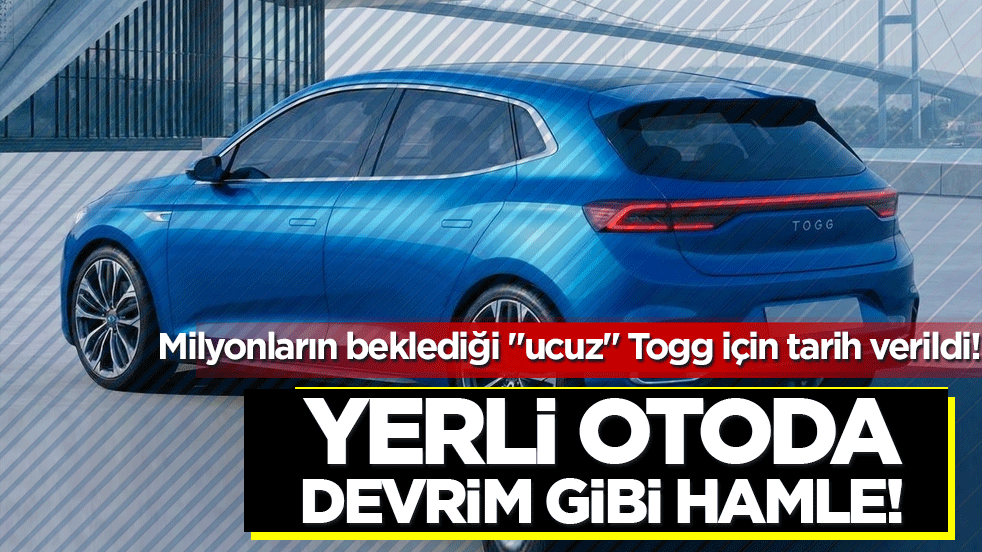 Yerli otoda devrim gibi hamle! Milyonların beklediği 
