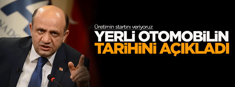 Yerli otomobilin tarihini açıkladı