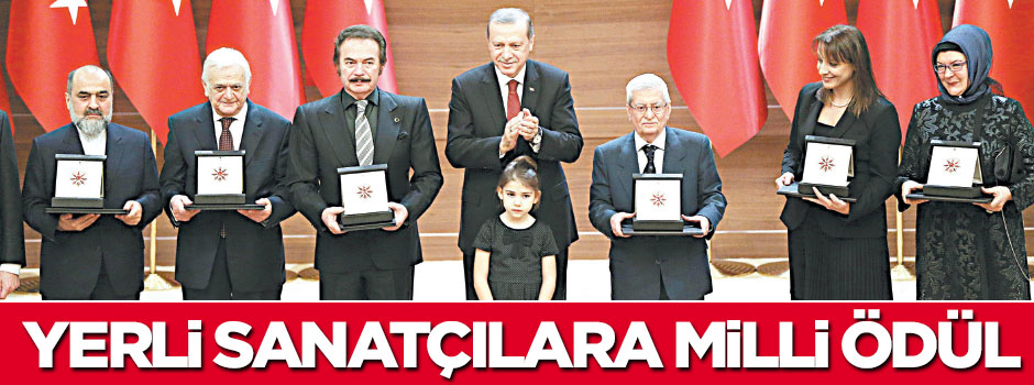 Yerli sanatçılara millî ödül
