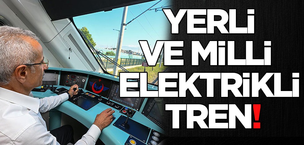 Yerli ve milli elektrikli tren seti! Bakan Abdulkadir Uraloğlu Türkiye'ye duyurdu: Seyahat için 575 bin yolcu...
