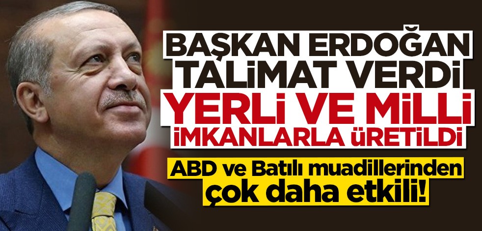 Yerli ve milli imkanlarla üretildi! Cumhurbaşkanı Erdoğan'a hediye edilecek