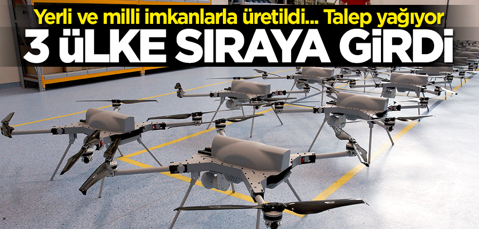 Yerli ve milli imkanlarla üretilen "Kargu"ya 3 ülke talip oldu