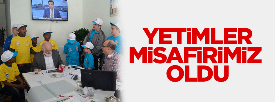 Yetim çocuklardan Akit’e ziyaret
