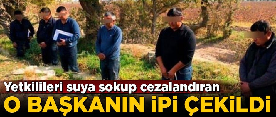 Yetkilileri cezalandırmak için suya sokmuştu... O başkanın biletini kestiler