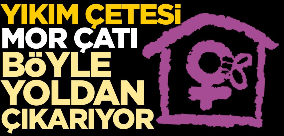 Yıkım çetesi Mor Çatı böyle yoldan çıkarıyor