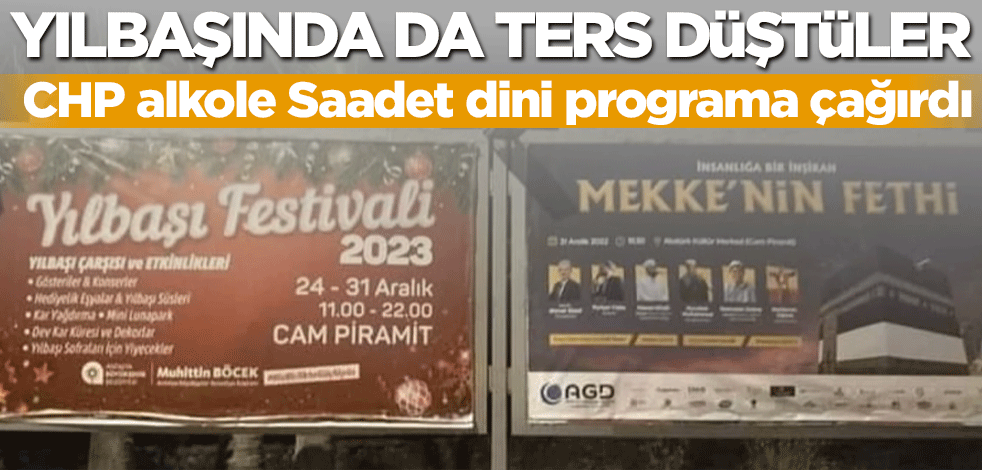 Yılbaşında da ters düştüler! Saadet Mekke'nin Fethi'ne CHP alkollü kutlamaya çağırdı