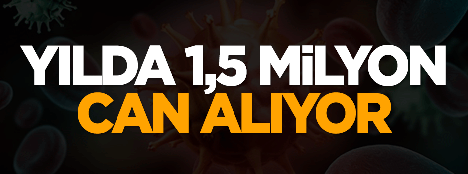 Yılda 1,5 milyon can alıyor