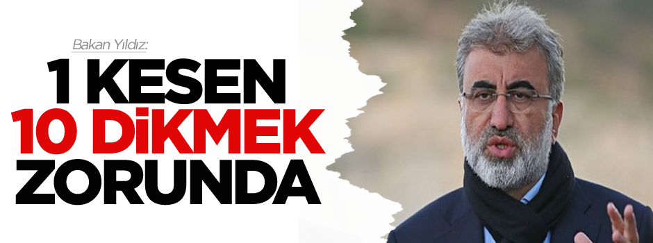 Yıldız: 1 kesen 10 dikmek zorunda