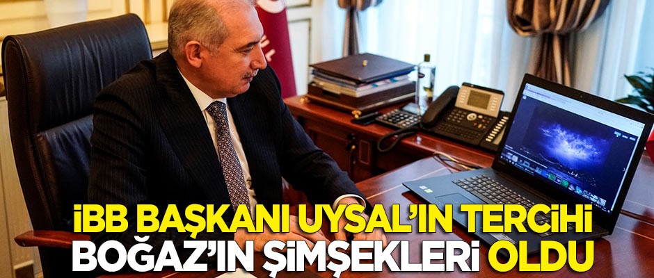 Yılın fotoğraflarında İBB Başkanı Mevlüt Uysal'ın tercihi 'Boğazın şimşekleri' oldu