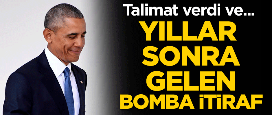 Yıllar sonra gelen bomba itiraf: Talimat verdi ve...