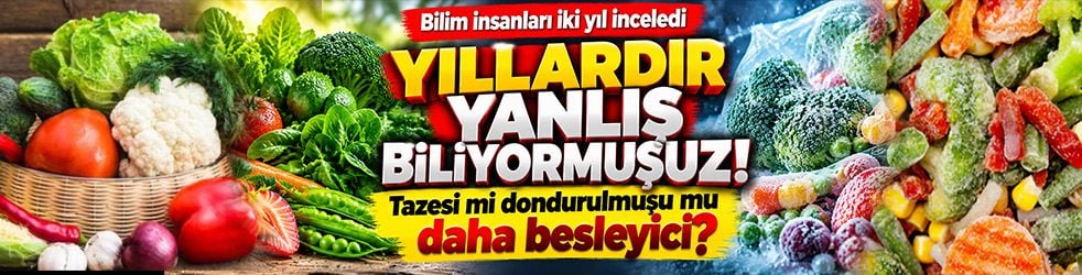 Yıllardır yanlış biliyormuşuz! Tazesi mi dondurulmuşu mu daha besleyici?