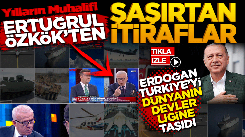 Yılların muhalifi Ertuğrul Özkök’ten şaşırtan itiraflar: 