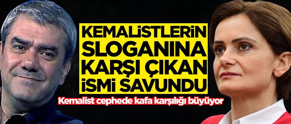 Yılmaz Özdil, Kemalistlerin sloganını reddeden Canan Kaftancıoğlu'nu savundu!