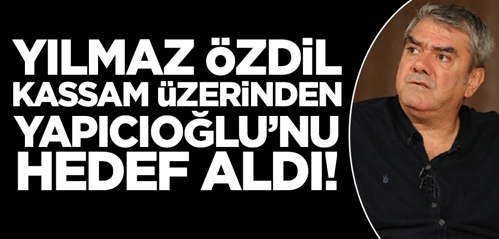 Yılmaz Özdil Zekeriya Yapıcıoğlu'nu mücahid Kassam üzerinden hedef aldı!