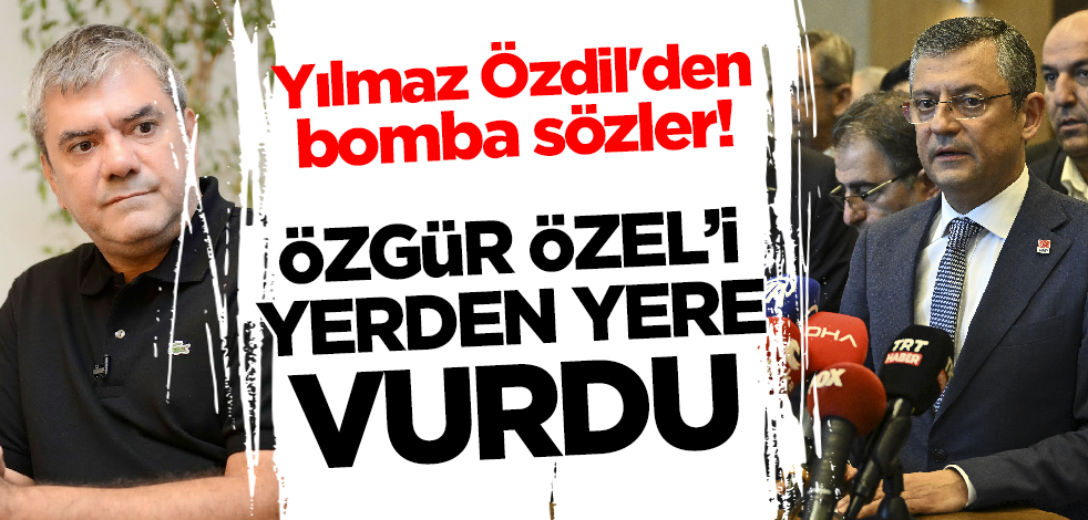 Yılmaz Özdil'den bomba sözler! Özgür Özel'i yerden yere vurdu