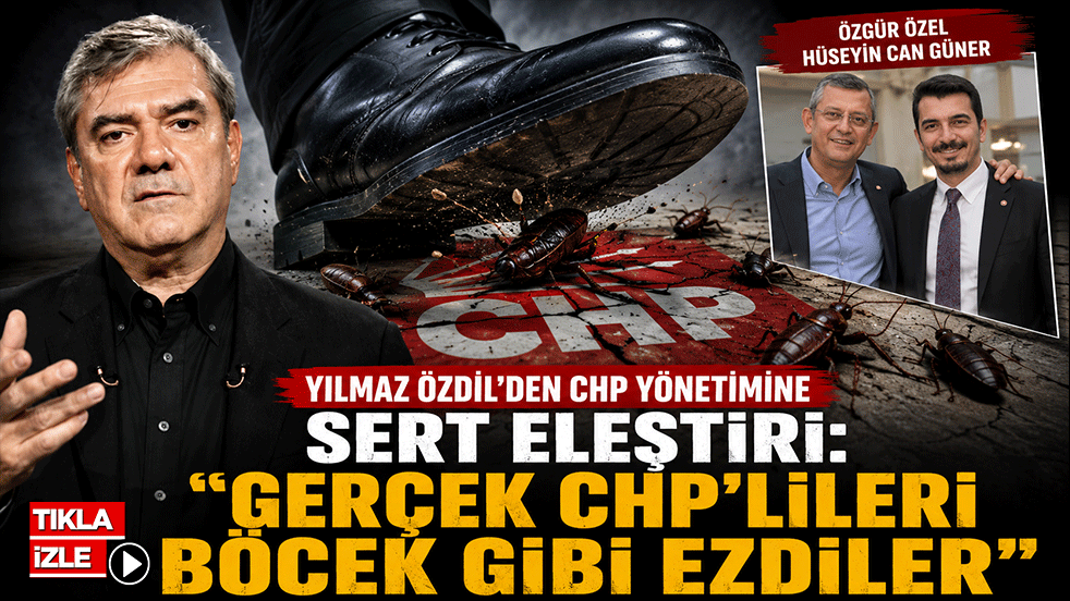 Yılmaz Özdil'den CHP yönetimine sert eleştiri: 