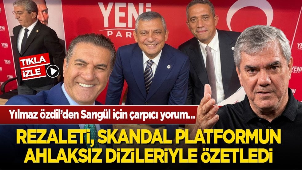 Yılmaz Özdil’den Sarıgül için çarpıcı yorum… Rezaleti, skandal platformun ahlaksız dizileriyle özetledi