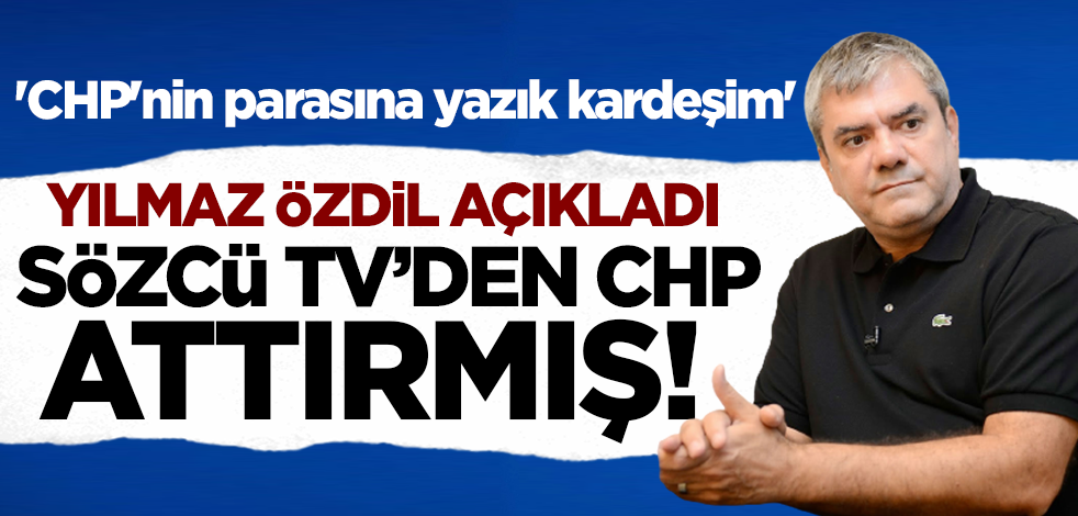 Yılmaz Özdil'i Sözcü TV'den CHP attırmış! 'CHP'nin parasına yazık kardeşim'