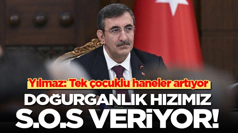 Yılmaz: Tek çocuklu haneler artıyor! Doğurganlık hızımız S.O.S veriyor!