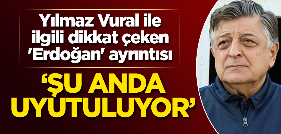 Yılmaz Vural ile ilgili dikkat çeken 'Erdoğan' ayrıntısı! "Şu anda uyutuluyor"
