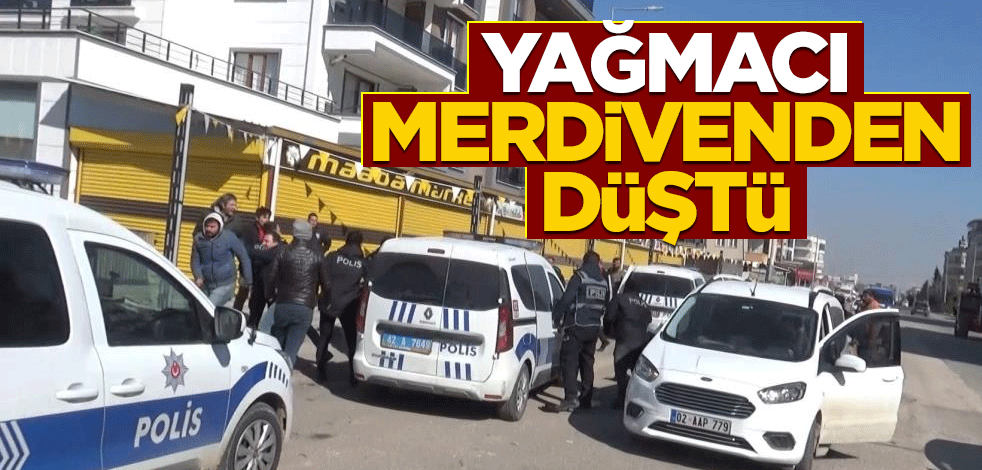 Yine bir yağmacı merdivenden düştü
