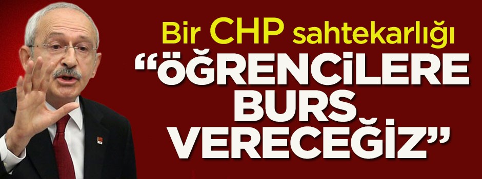 Yine CHP yine sahtekarlık!